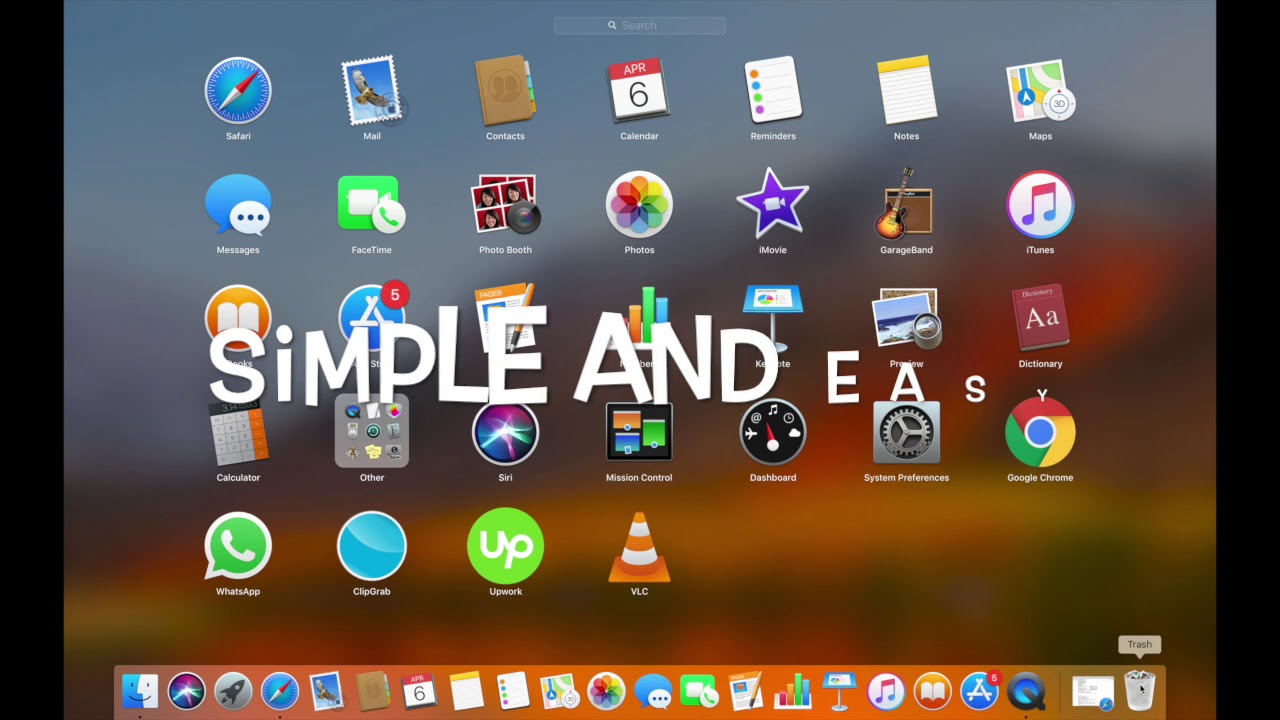 How to uninstall apps on macbook